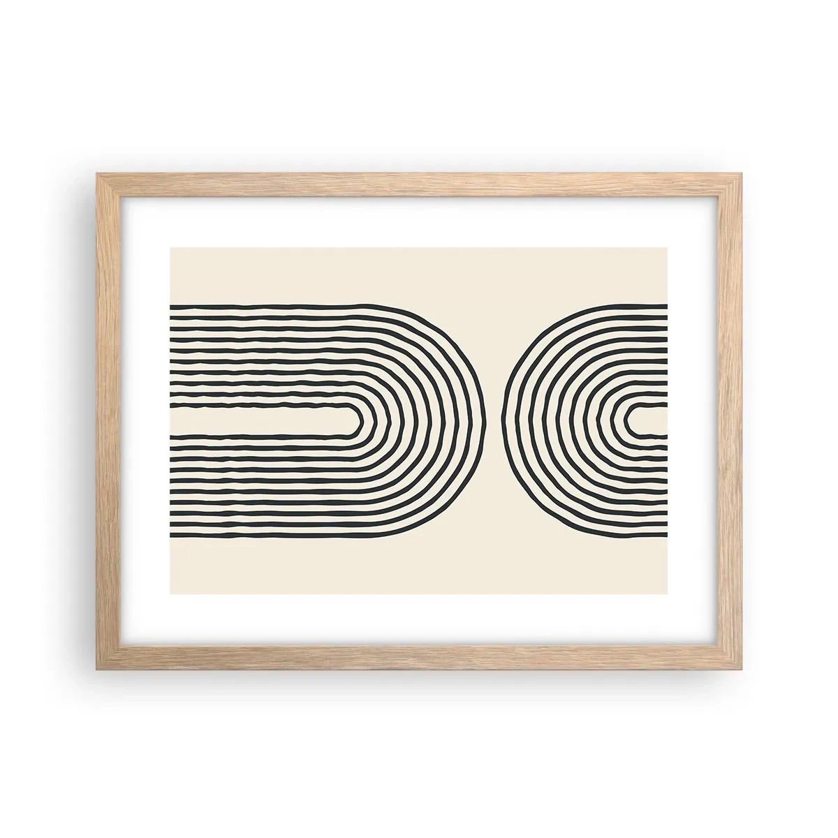 Póster en marco roble claro - Próximamente... - 40x30 cm
