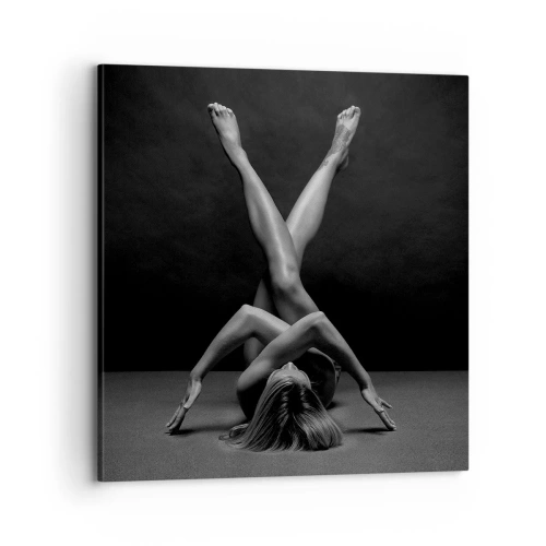 Cuadro sobre lienzo - Impresión de Imagen - Geometría al desnudo - 70x70 cm