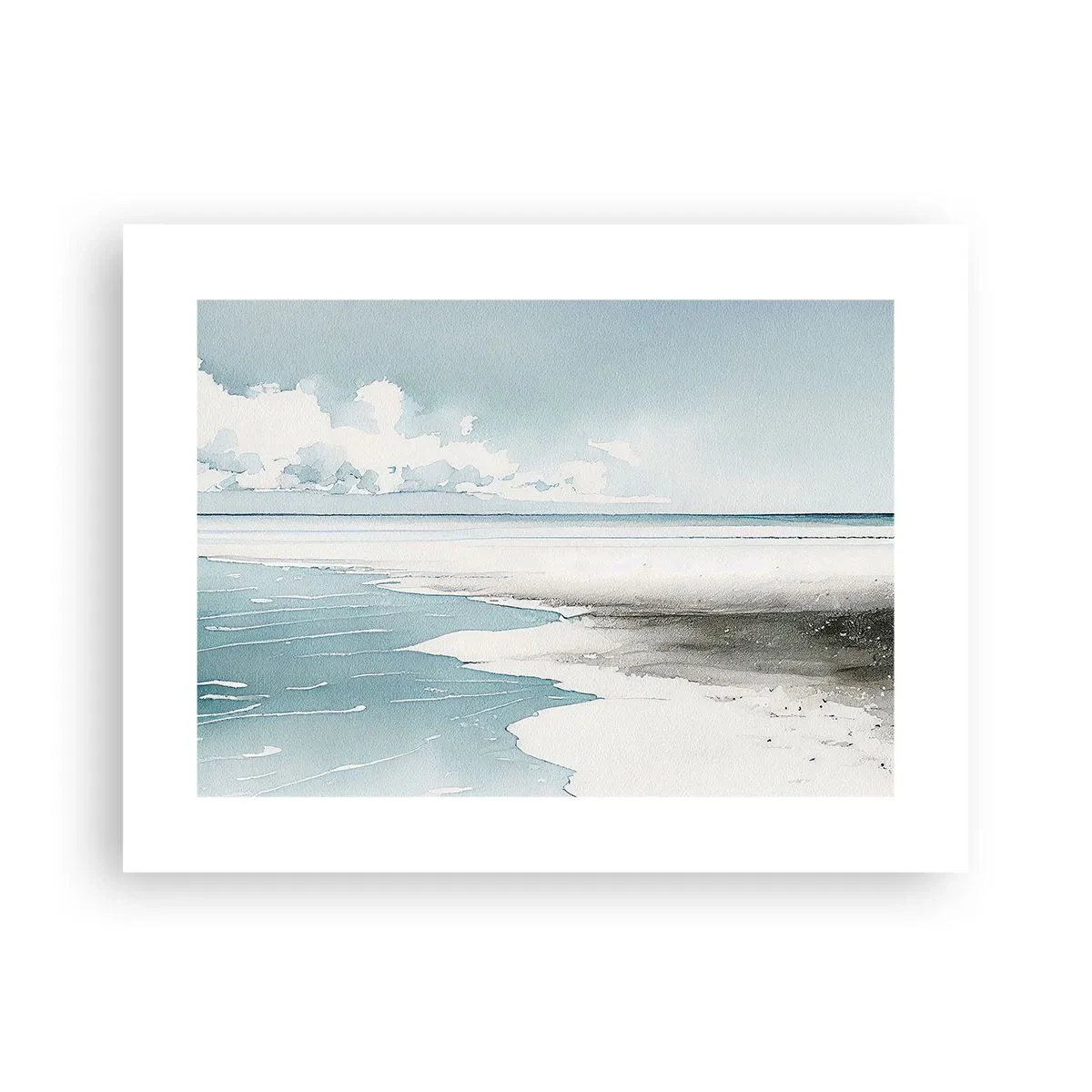 Póster - Suave marea otoñal - 40x30 cm