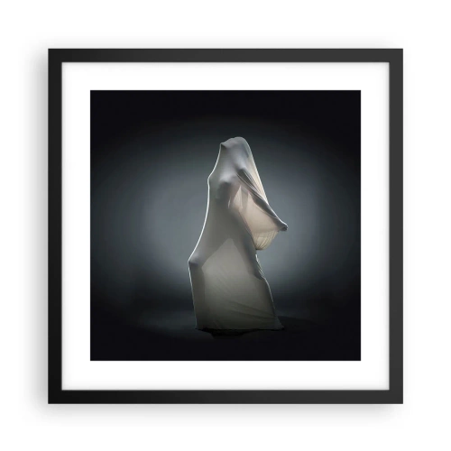 Póster en marco negro - Deseos ocultos - 40x40 cm