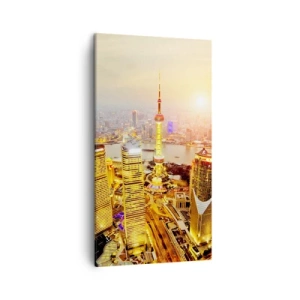 Cuadro sobre lienzo - Impresión de Imagen - Sueño asiático - 45x80 cm