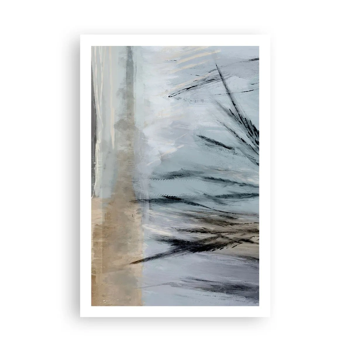 Póster - Campos de invierno - 61x91 cm