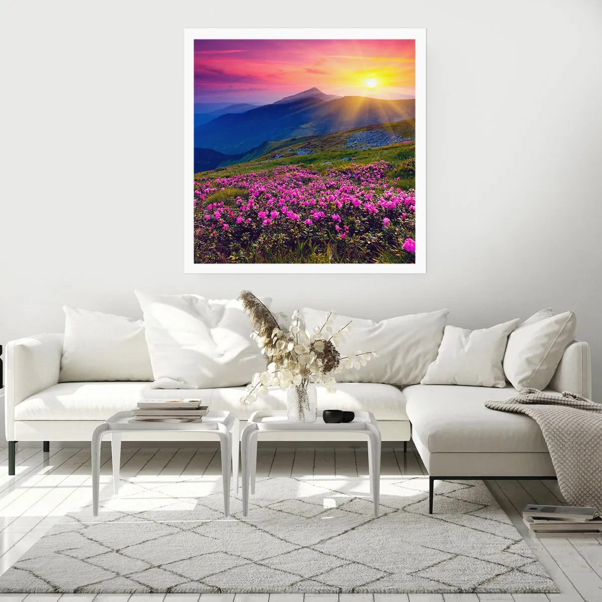 Póster - ... Y el aroma a hierbas está por todas partes - 60x60 cm