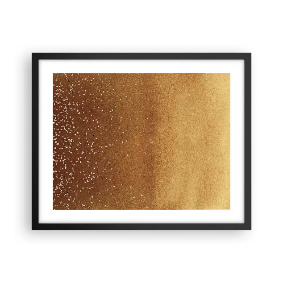 Póster en marco negro - Nacimiento de la luz - 50x40 cm