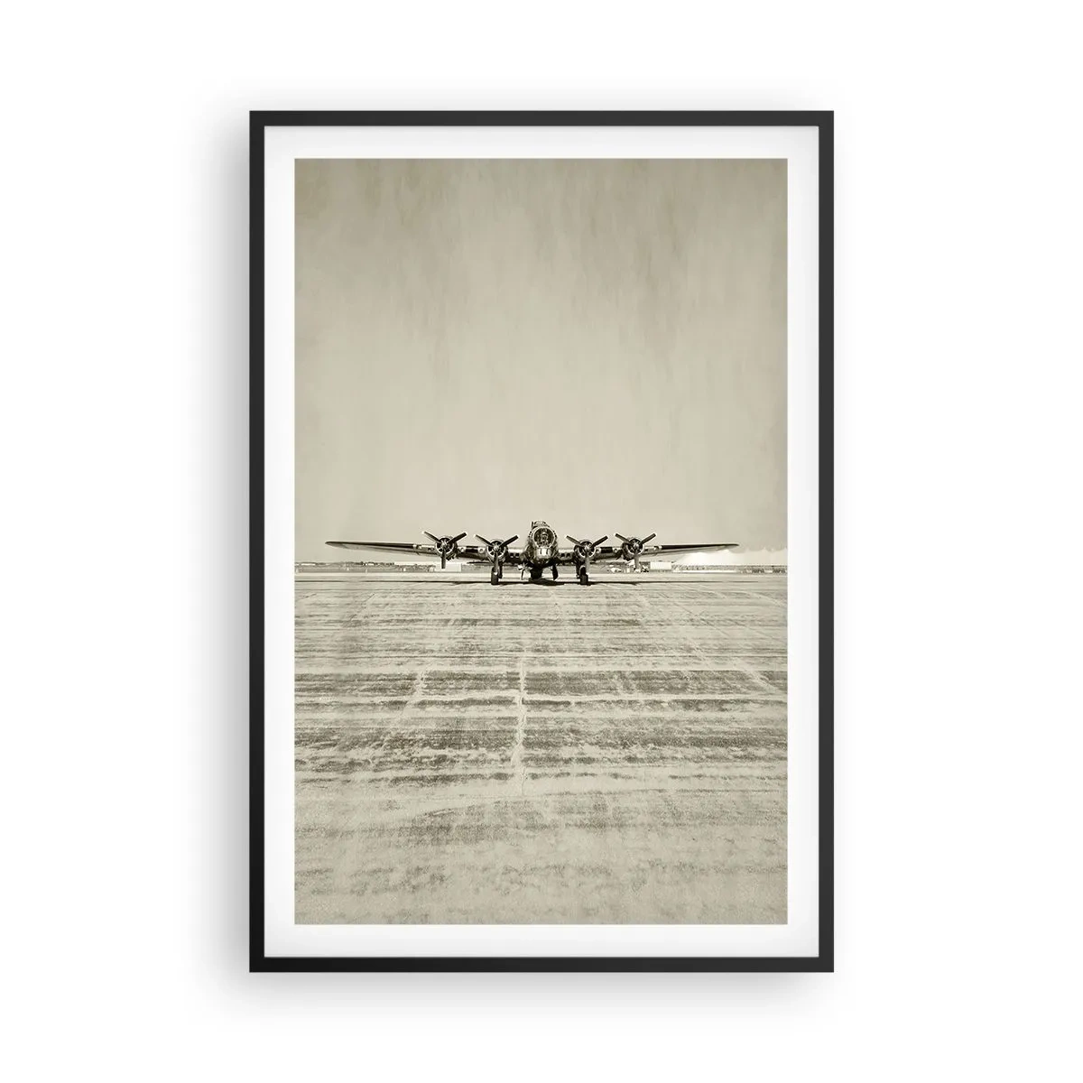 Póster en marco negro - Como siempre, preparado - 61x91 cm