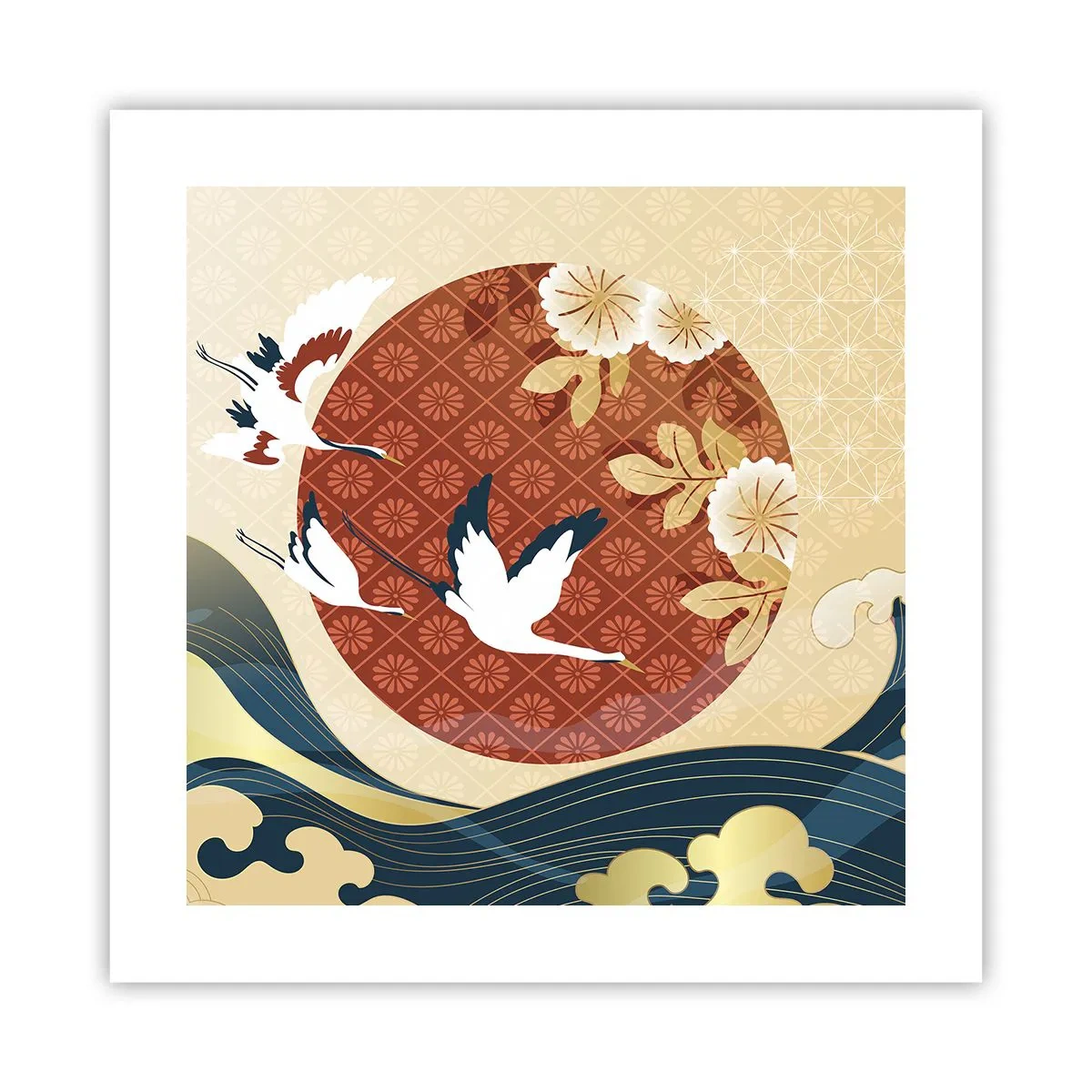 Póster - Un cuento de hadas japonés - 40x40 cm