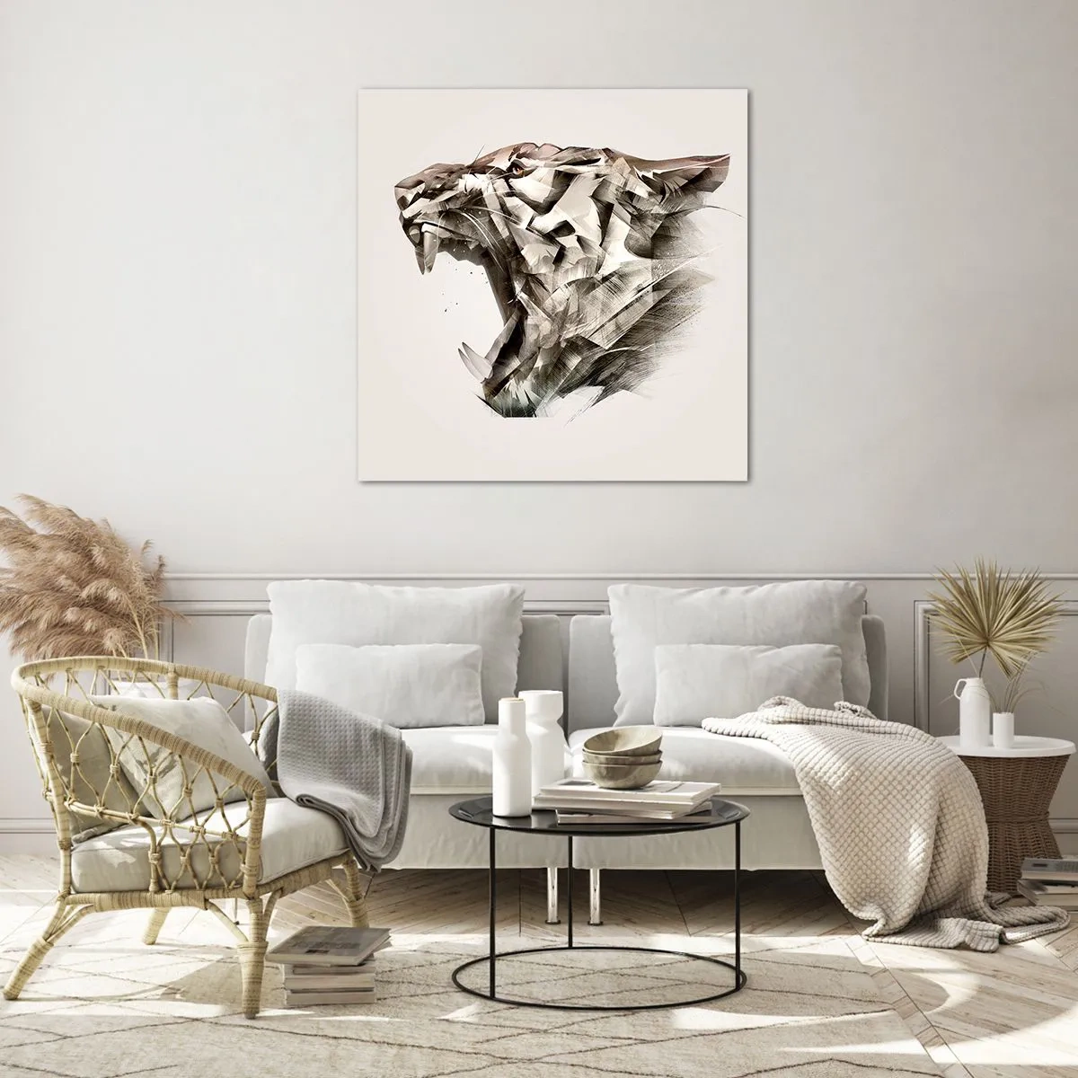 Cuadro sobre vidrio - Impresiones sobre Vidrio - Ya sabes quién manda - 40x40 cm