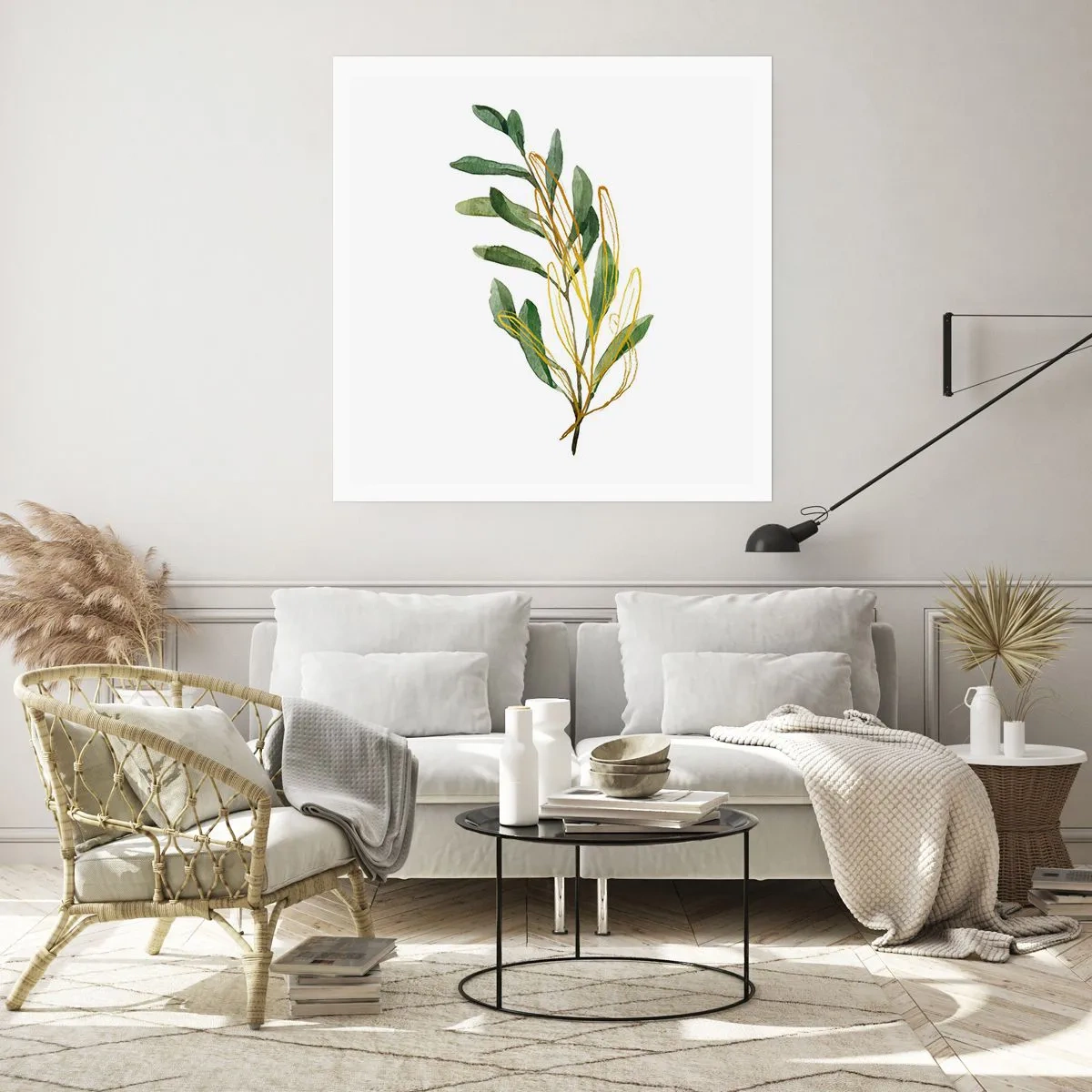 Póster - La vida se abre camino - 60x60 cm