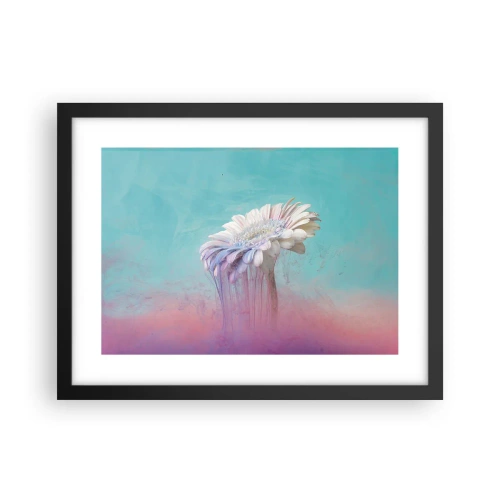 Póster en marco negro - El inframundo de las flores - 40x30 cm