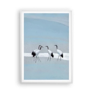 Póster en marco blanco - Después de un día caluroso - 70x100 cm