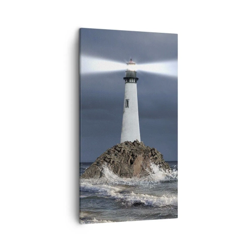 Cuadro sobre lienzo - Impresión de Imagen - ¡Aquí... aquí... aquí! - 45x80 cm