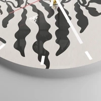 Esfera sin numeración, con rayas