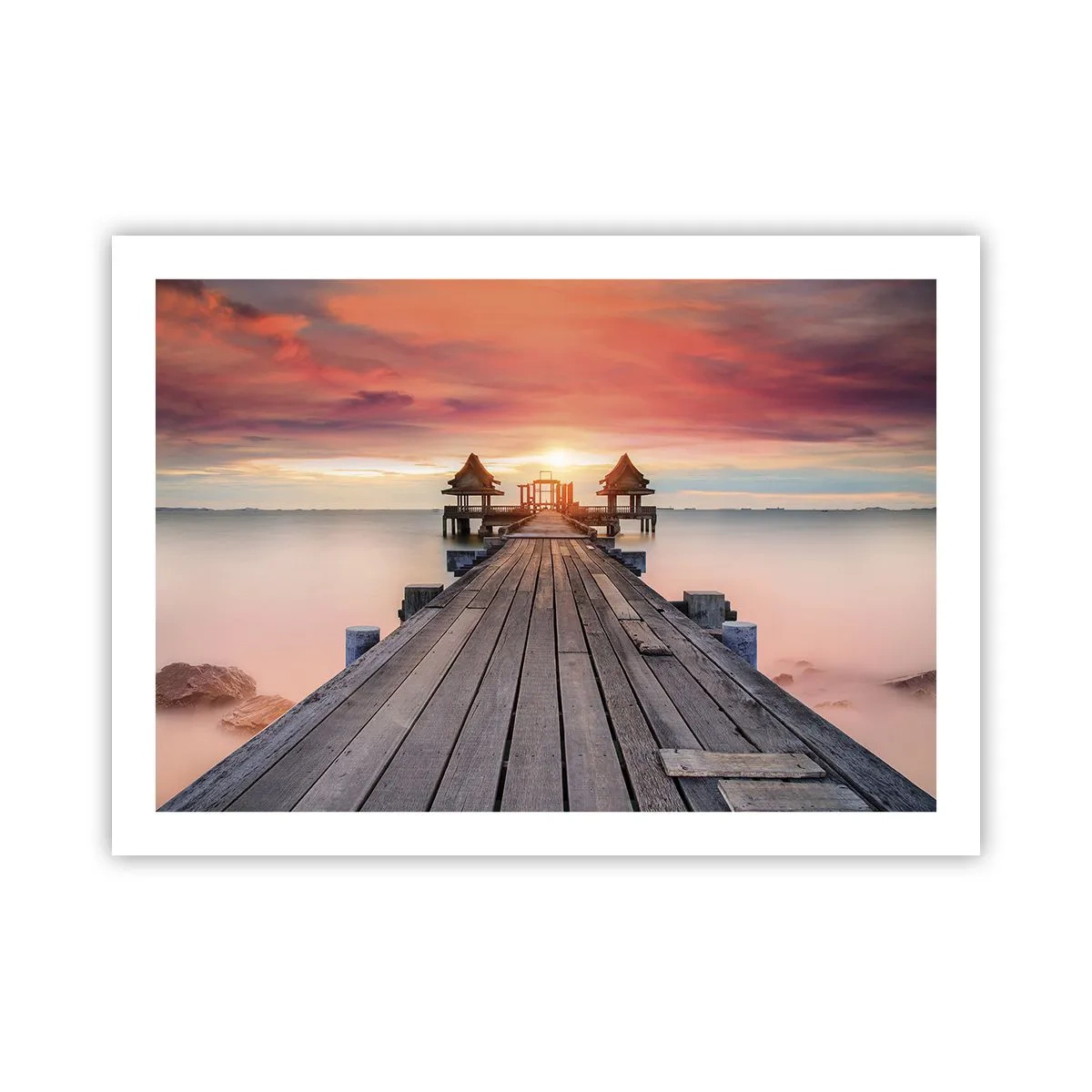 Póster - De este a oeste - 70x50 cm