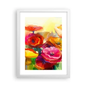 Póster en marco blanco - No solo rojo - 30x40 cm