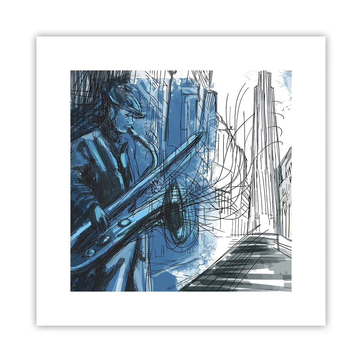 Póster - Rapsodia urbana - 30x30 cm