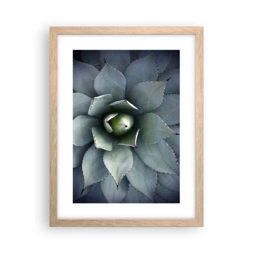 Póster en marco roble claro - Perfección natural - 30x40 cm