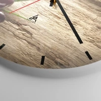 Esfera sin numeración, con rayas