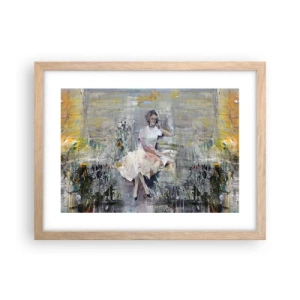 Póster en marco roble claro - Clásica y moderna - 40x30 cm