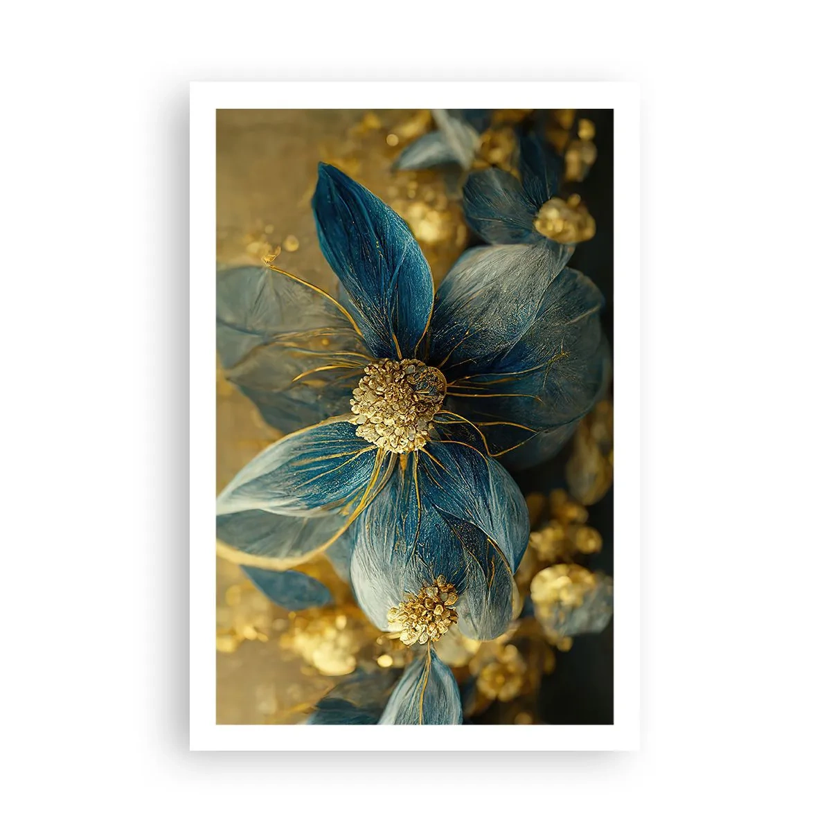 Póster - Flor de oro - 61x91 cm