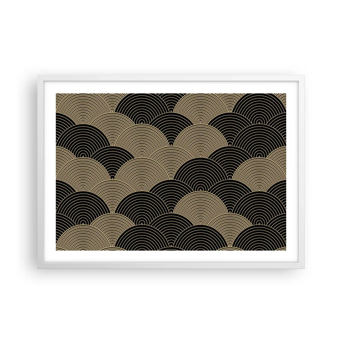 Póster en marco blanco - Multiplicación de la unidad - 70x50 cm