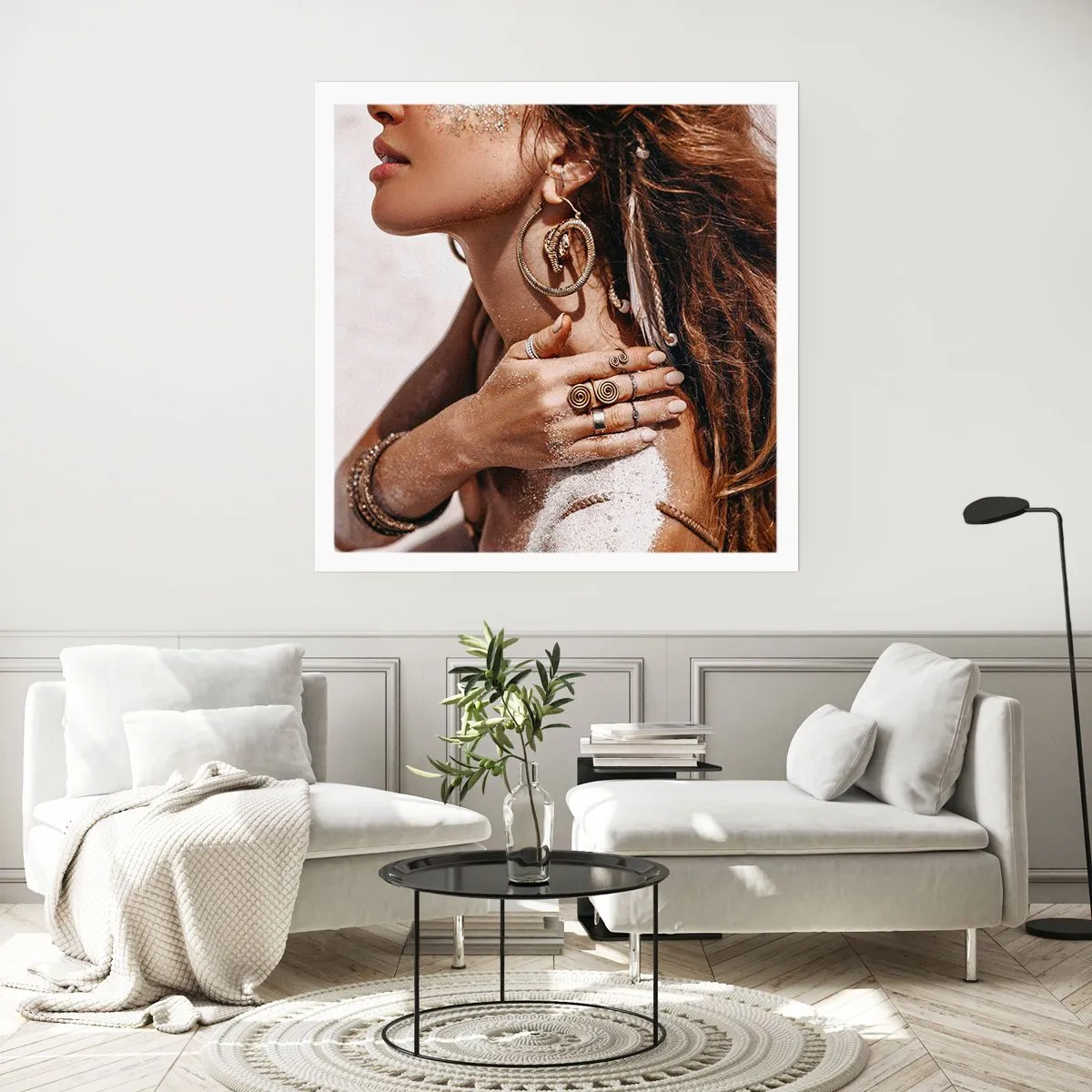 Póster - Reina de la playa salvaje - 60x60 cm