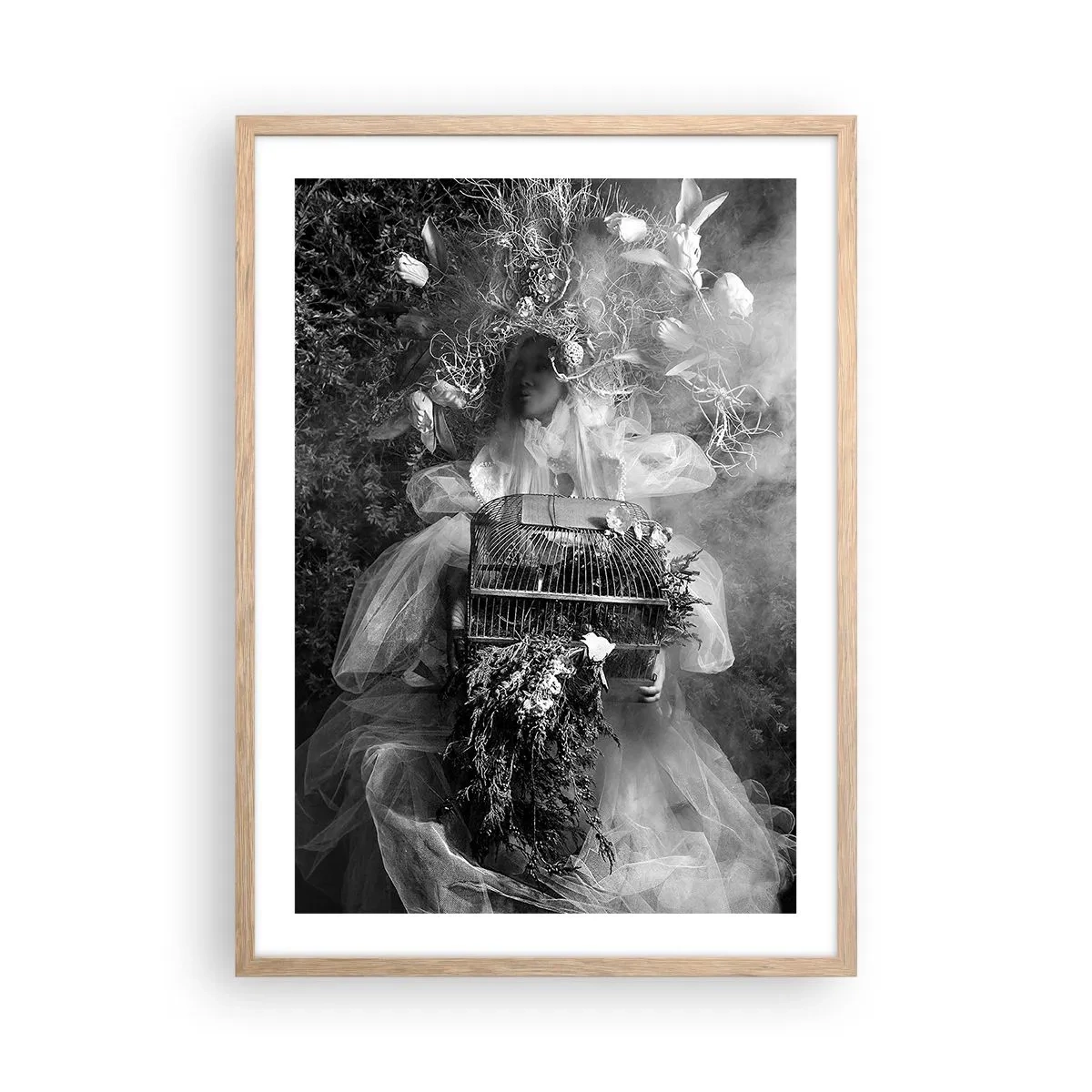 Póster en marco roble claro - La madre misma - La naturaleza - 50x70 cm