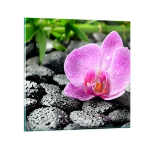 Cuadro sobre vidrio - Impresiones sobre Vidrio - Como un corazón abierto - 70x70 cm