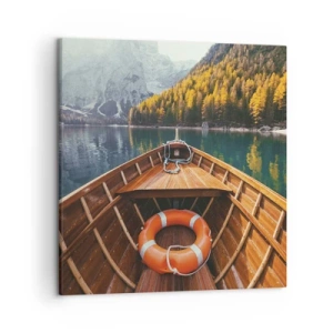 Cuadro sobre lienzo - Impresión de Imagen - Viaje a la montaña - 50x50 cm