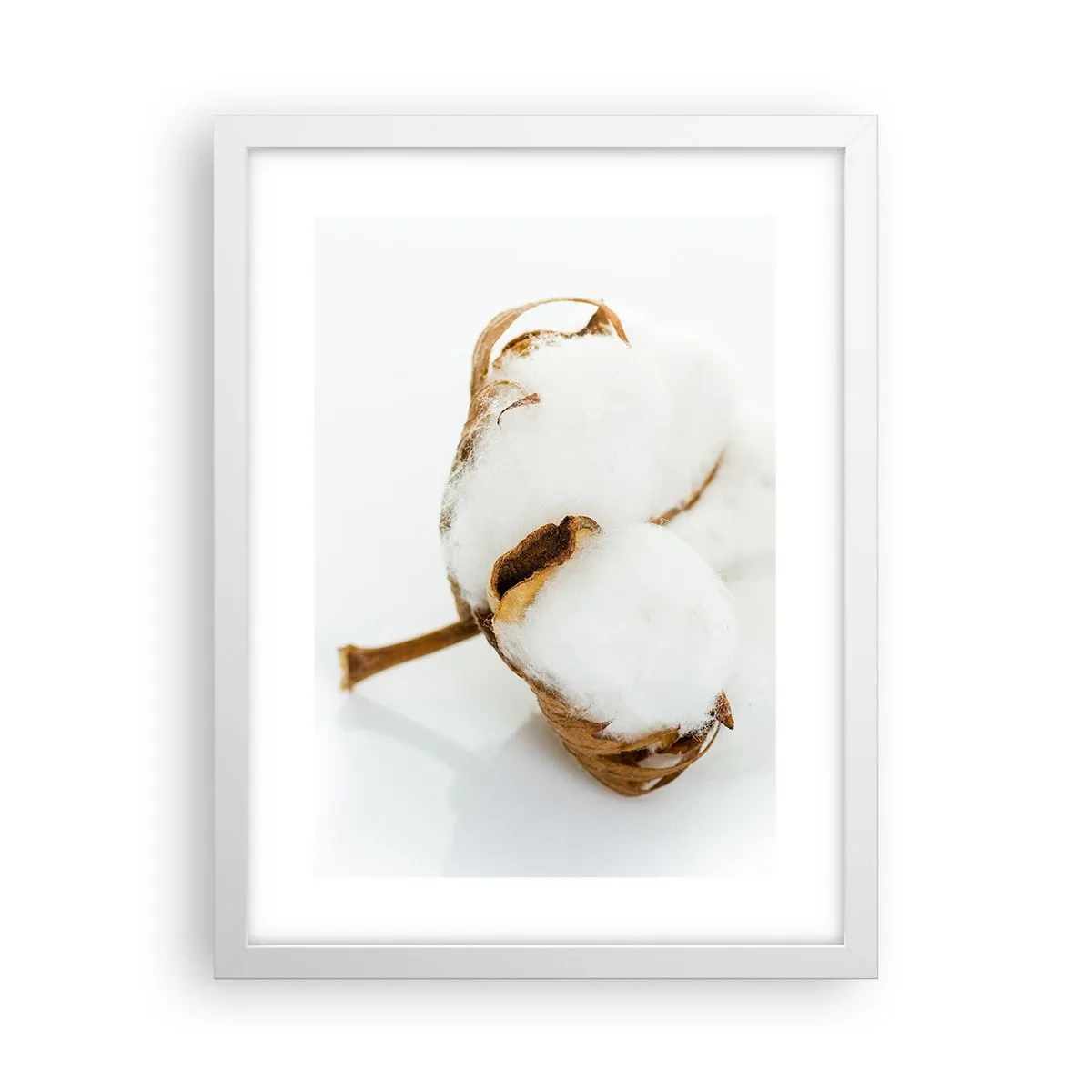 Póster en marco blanco - Suave por naturaleza - 30x40 cm