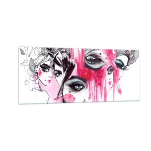 Cuadro sobre vidrio - Impresiones sobre Vidrio - , - 100x40 cm