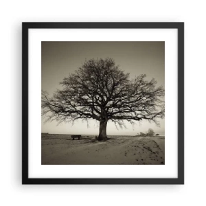 Póster en marco negro - De aquí a la eternidad - 40x40 cm