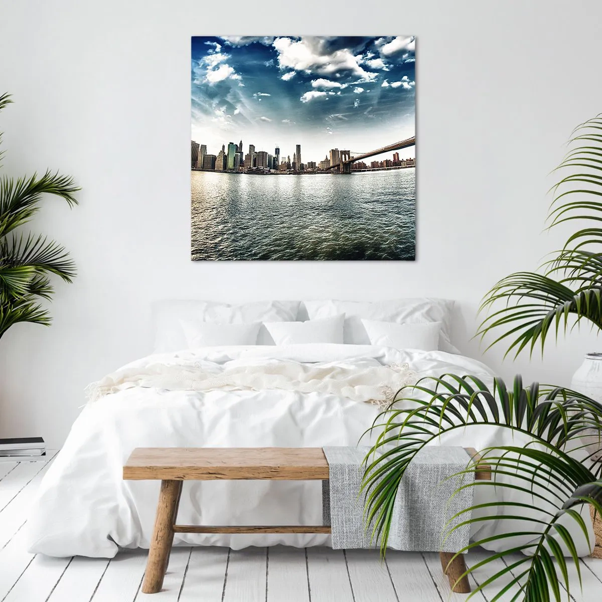 Cuadro sobre lienzo - Impresión de Imagen - Isla de cristal - 50x50 cm