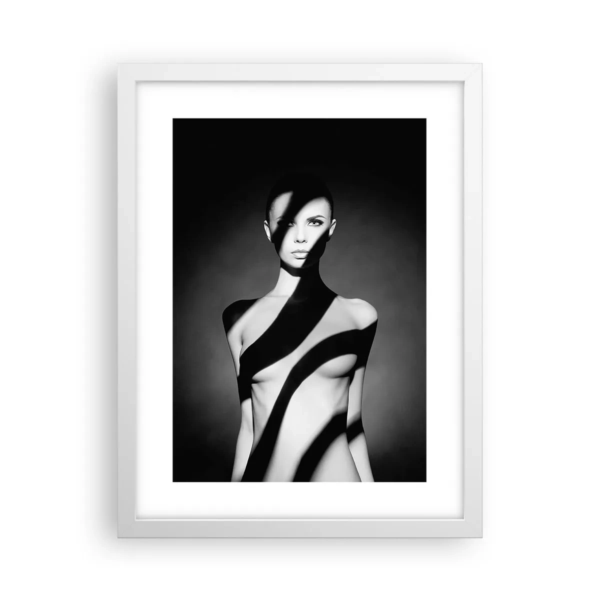 Póster en marco blanco - En la luz y en la sombra - 30x40 cm