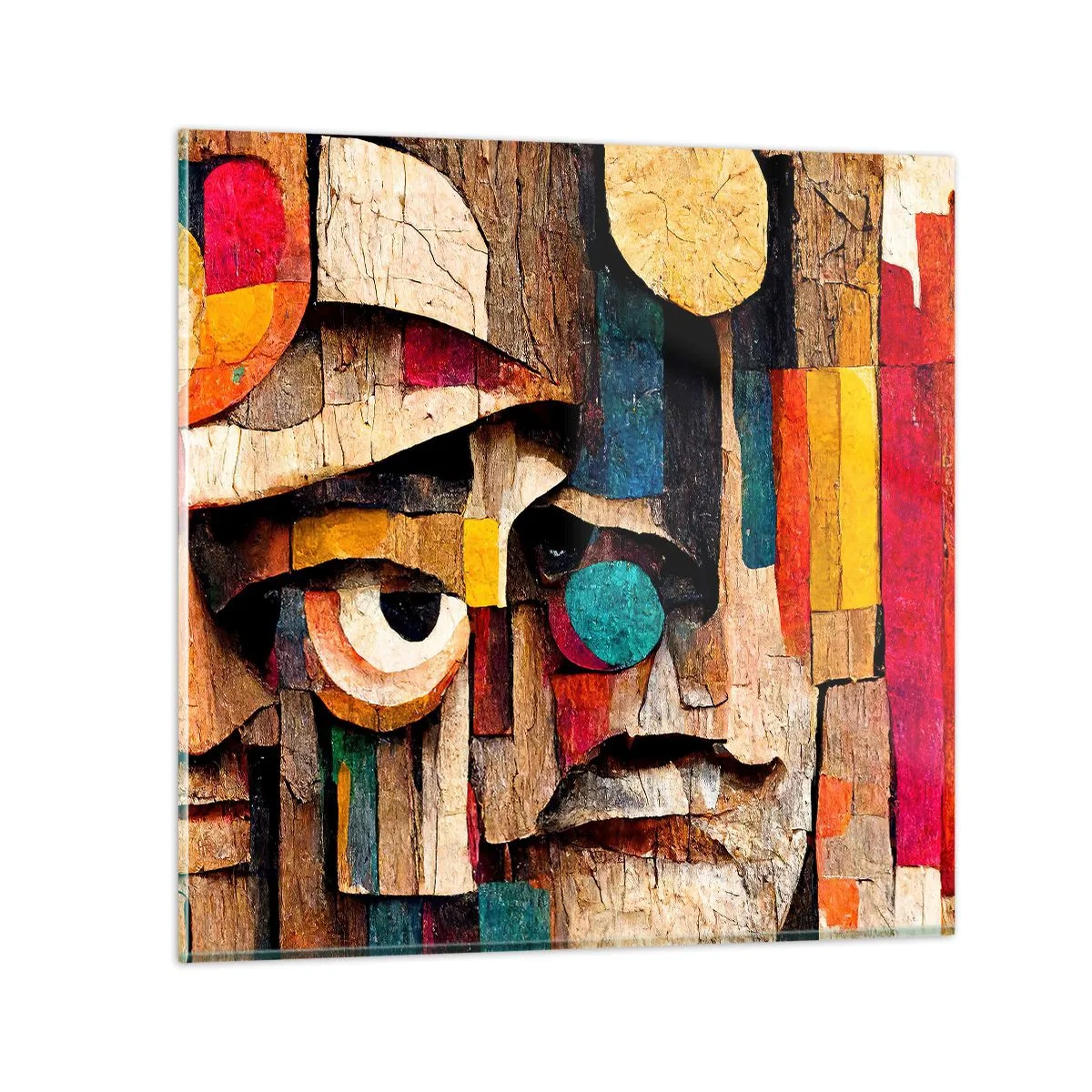 Cuadro sobre vidrio - Impresiones sobre Vidrio - Te veo... - 40x40 cm