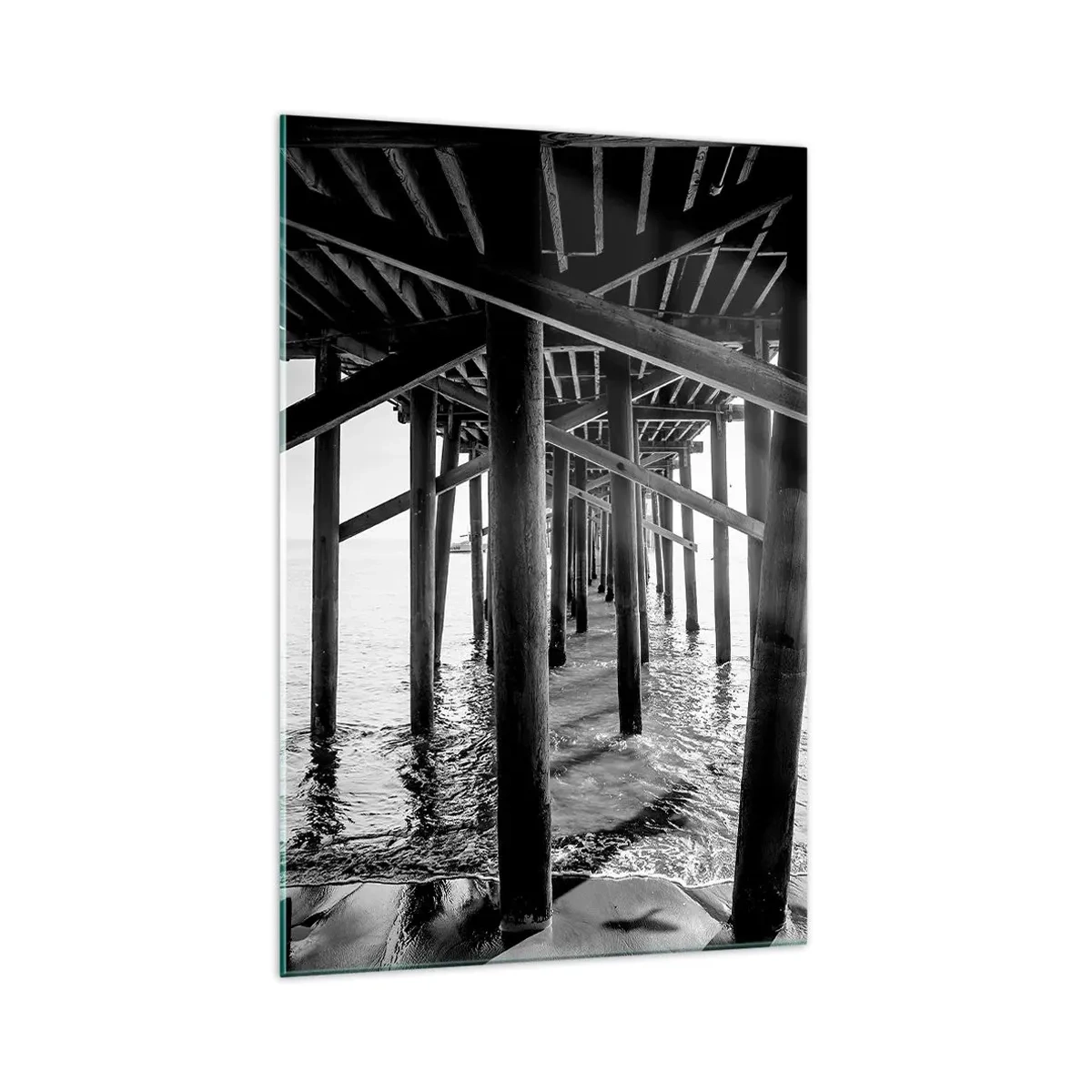 Cuadro sobre vidrio - Impresiones sobre Vidrio - Escondite en la playa - 70x100 cm