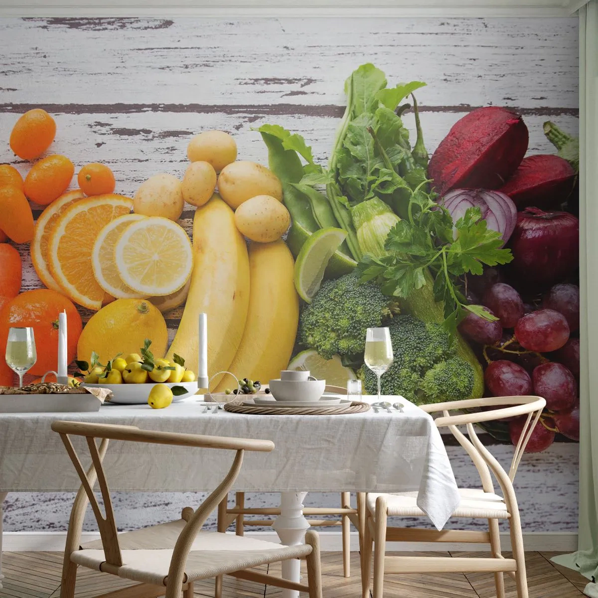 Fotomural Standard Eco - ¿No es suficiente? - Gastronomía, Fruta, Verduras - 200x140 cm