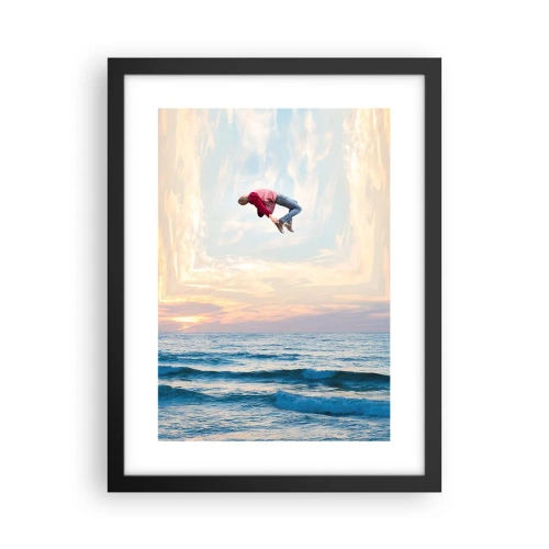 Póster en marco negro - A otra dimensión - 30x40 cm