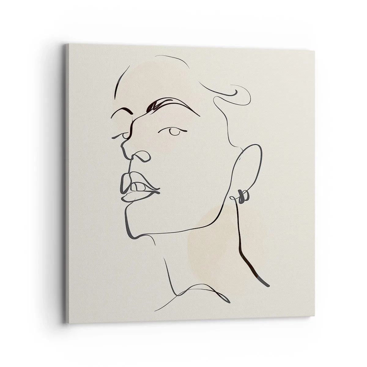 Cuadro sobre lienzo - Impresión de Imagen - Una mirada orgullosa - 70x70 cm