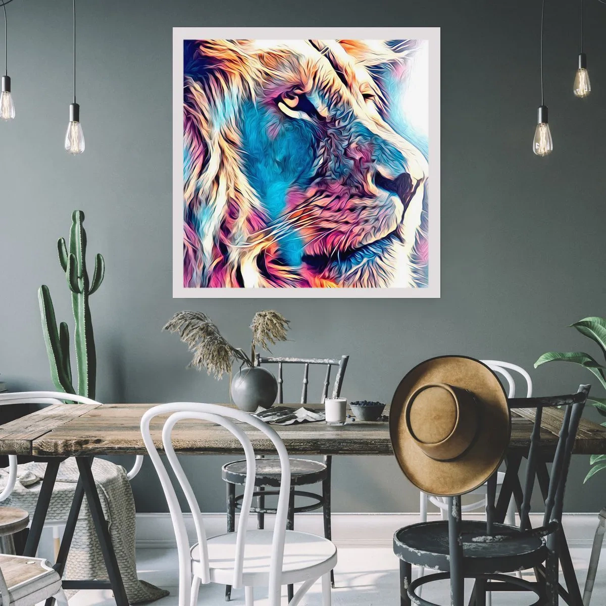 Póster - La sabiduría de la naturaleza - 50x50 cm