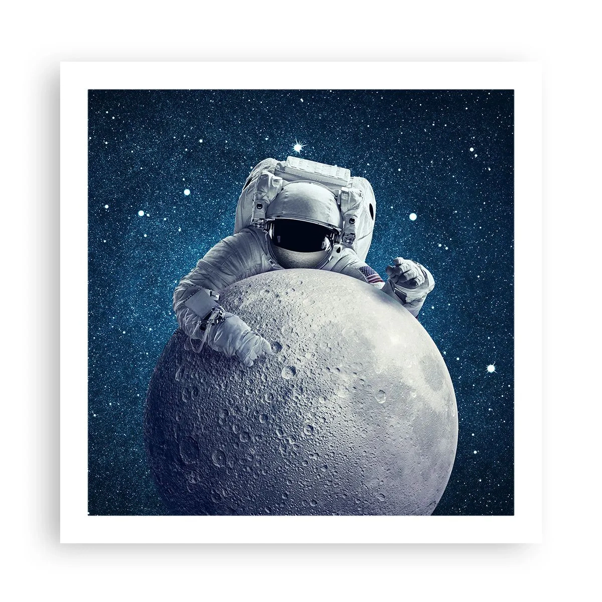 Póster - Bromista espacial - 60x60 cm