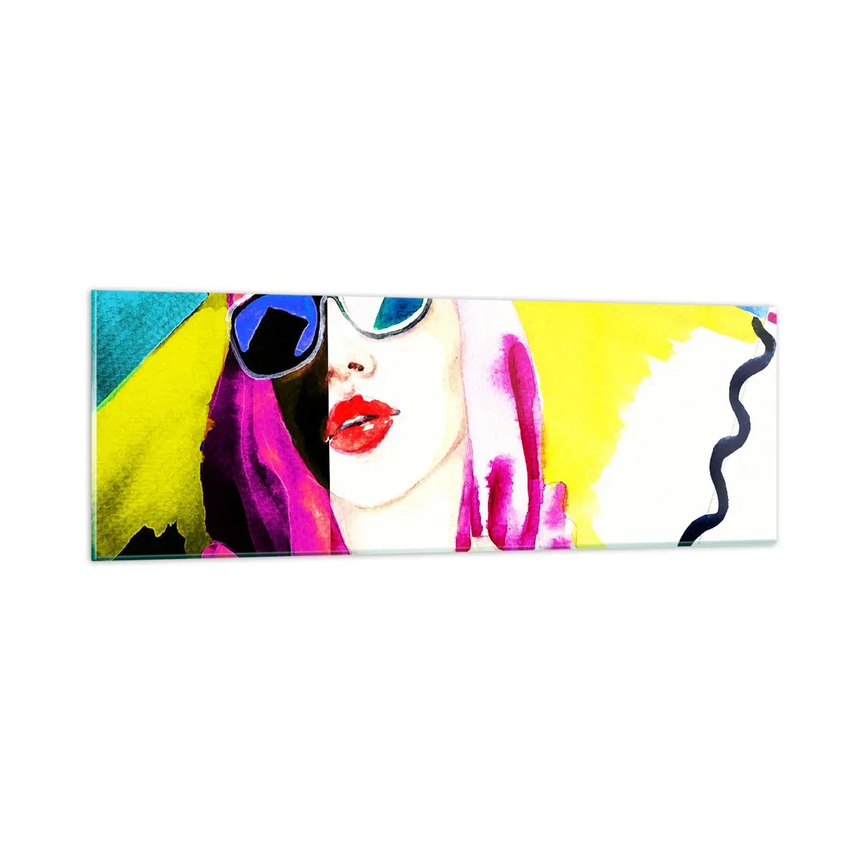 Cuadro sobre vidrio - Impresiones sobre Vidrio - Contrastes - 90x30 cm
