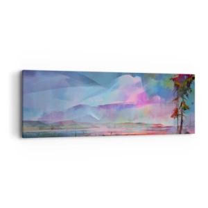 Cuadro sobre lienzo - Impresión de Imagen - Bajo un cielo benévolo - 90x30 cm