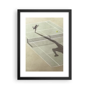 Póster en marco negro - Véncete a ti mismo - 30x40 cm