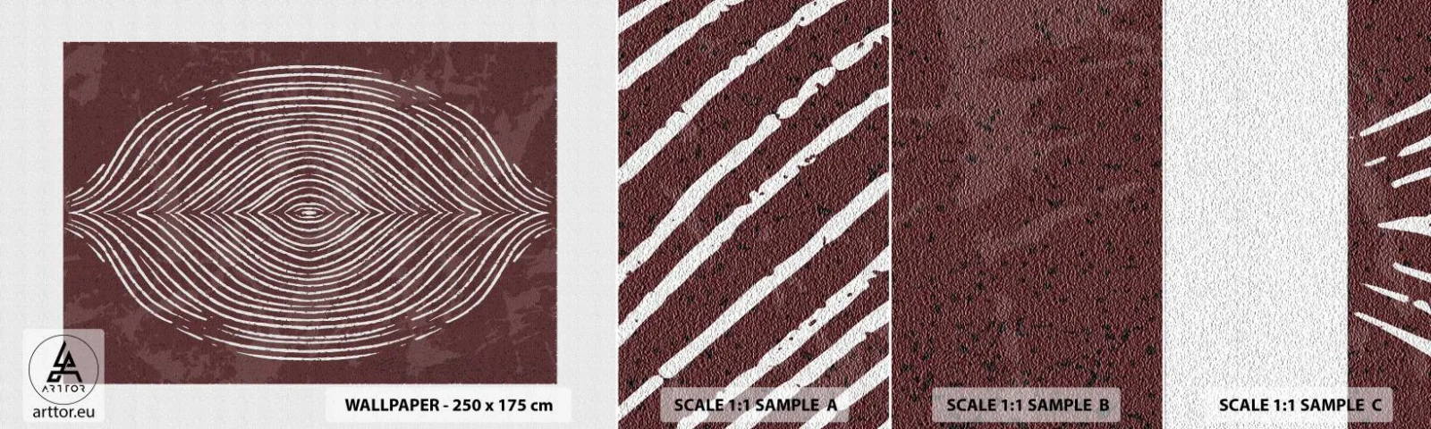 Muestra De Fotomural Standard Eco - El espacio habla - bohemia, Envejecido, Pedazo - 100x30 cm