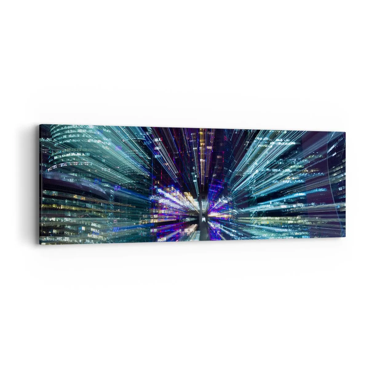 Cuadro sobre lienzo - Impresión de Imagen - Cruzando el hiperespacio - 90x30 cm