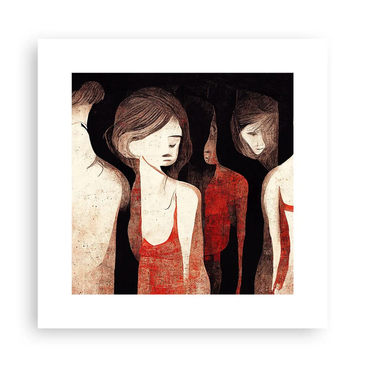 Póster - Madonnas de la oscuridad - 30x30 cm