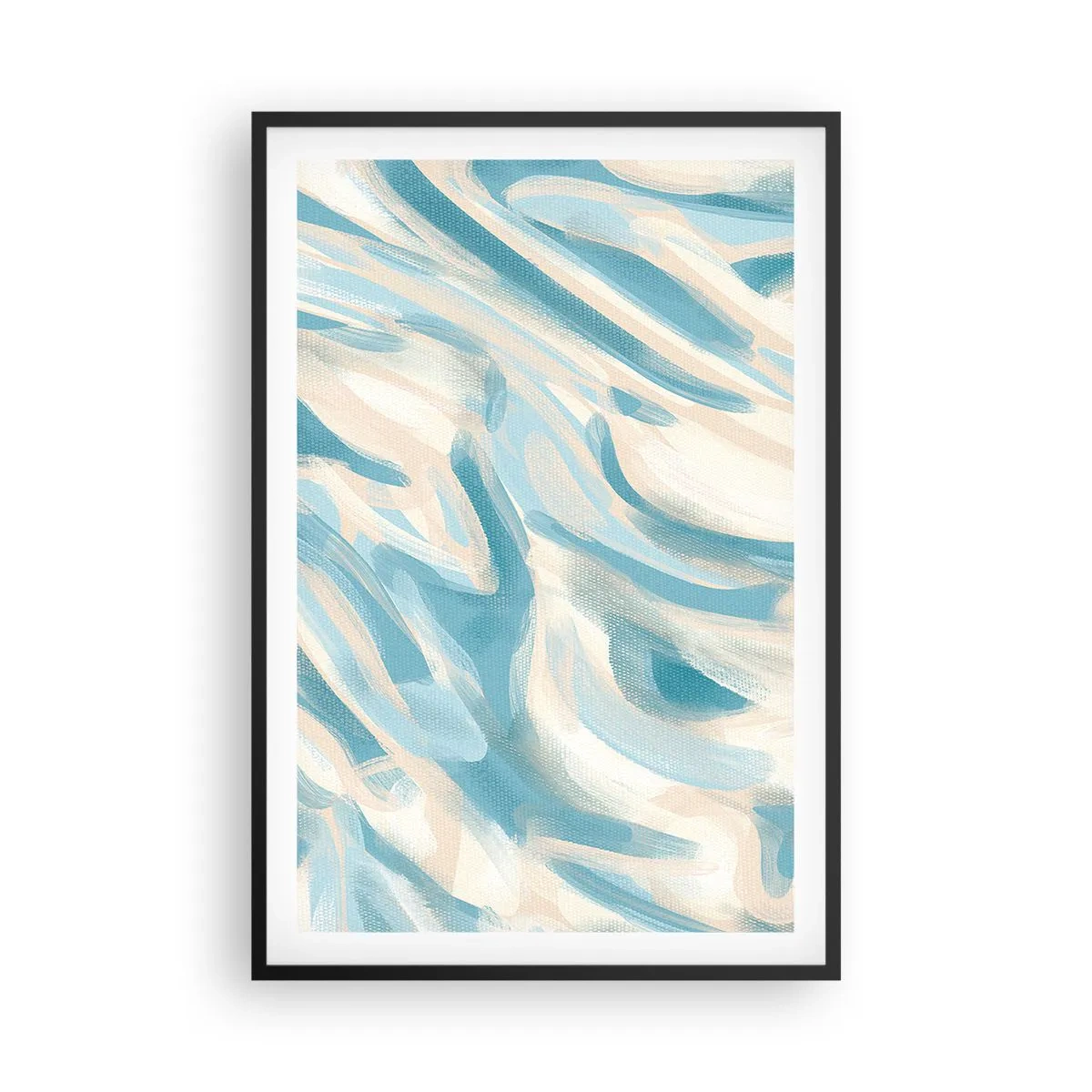 Póster en marco negro - Brisas primaverales - 61x91 cm