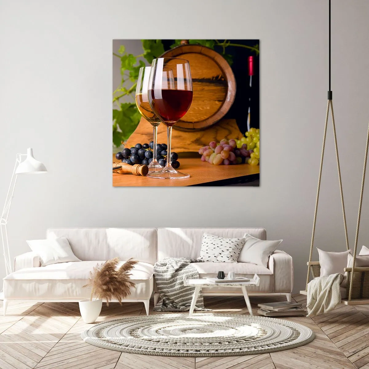 Cuadro sobre lienzo - Impresión de Imagen - Como los Vintages maestros - 60x60 cm