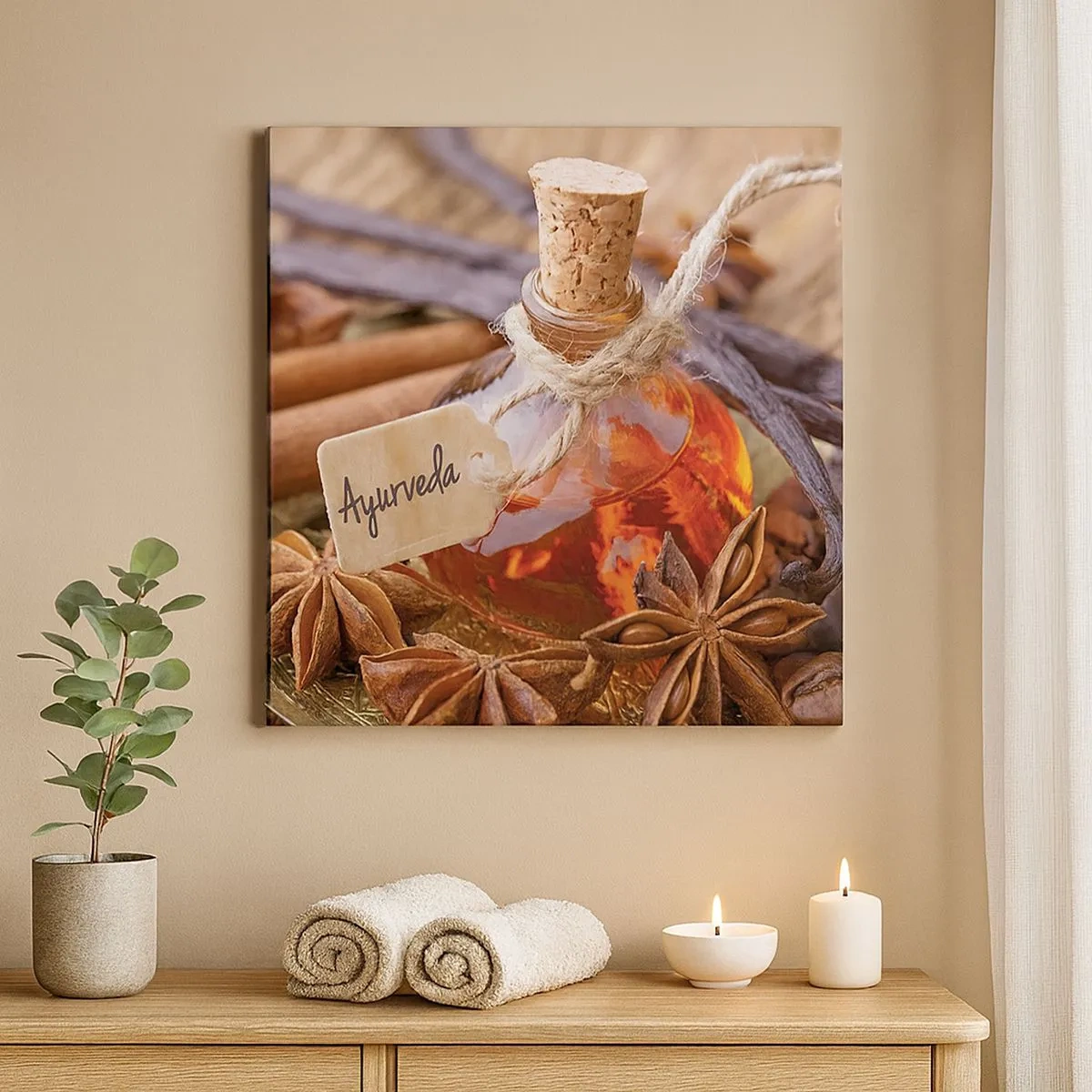 Cuadro sobre lienzo - Impresión de Imagen - Hacia la unidad del cuerpo y el espíritu - 30x30 cm