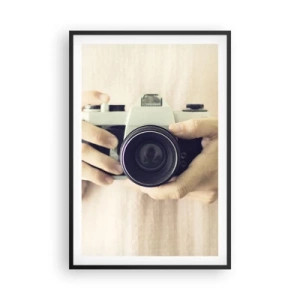 Póster en marco negro - Una visión diferente - 61x91 cm